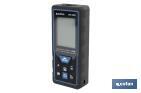 LASER DISTANCE METER WITH 6 FUNCTIONS | CAPABLE OF MEASURING DIFFERENT DISTANCES: 50 AND 100M | 2 AAA BATTERIES INCLUDED