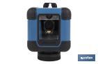 Cross-line laser level | Self-levelling and manual modes | Working range: 30m | Case included - Cofan