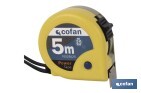 Flexómetros Estándar | Diferentes medidas | Color: amarillo - Cofan