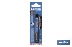 Recambio de cuchillas para cúter profesional | Hojas negras con afilado láser | Pack de 10 cuchillas SK2 | Disponible en 3 medidas - Cofan