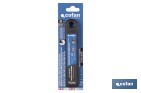 Recambio de cuchillas para cúter profesional | Hojas negras con afilado láser | Pack de 10 cuchillas SK2 | Disponible en 3 medidas - Cofan