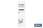 Recambio de cuchillas para cúter profesional | Hojas negras con afilado láser | Pack de 10 cuchillas SK2 | Disponible en 3 medidas - Cofan