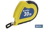 Cinta Métrica | Fabricada en acero y recubierta en nylon | Medidas de 30 y 50 metros - Cofan