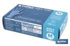 Box of 100 nitrile gloves | Fine and elastic gloves | Powdered-free | Comfortable and pleasant to the touch - Cofan