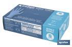 Box of 100 nitrile gloves | Fine and elastic gloves | Powdered-free | Comfortable and pleasant to the touch - Cofan
