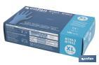 Box of 100 nitrile gloves | Fine and elastic gloves | Powdered-free | Comfortable and pleasant to the touch - Cofan