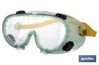 Anti-fog safety goggles | Comfortable and lightweight goggles | Adjustable headband - Cofan