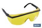 SAFETY GLASSES | YELLOW LENSES | UV PROTECTION | EN 166:2001