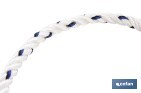 Cuerda de seguridad para Arnés | Medida en 1,5 m | Ø 12 mm | Con Hebillas y Guardacabos - Cofan