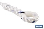 Cuerda de seguridad para Arnés | Medida en 1,5 m | Ø 12 mm | Con Hebillas y Guardacabos - Cofan
