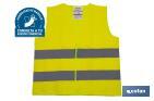 GILET RÉFLÉCHISSANT | COULEUR JAUNE | TAILLE ENFANTS | EN ISO 20471 | CATÉGORIE III