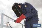 Welding safety face shield | Shade no. 11 | Black and white lenses | EN 166/EN 175 - Cofan