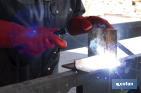 Welding safety face shield | Shade no. 11 | Black and white lenses | EN 166/EN 175 - Cofan
