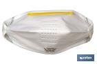MASCARILLA FFP1D | NO REUTILIZABLE | EFICIENCIA DE FILTRACIÓN SUPERIOR AL 90% | PACK DE 20 O UNITARIA