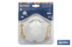 FFP1 (D) face mask | Disposable face mask | Filtering efficiency over 90% | Supplied in packs of 3 or 20 units - Cofan