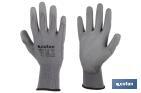 100% nylon gloves | Impregnated glove for added safety | Comfort and protection | Flexible and seamless gloves - Cofan