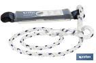 Safety shock absorber | With safety lanyard of 1.5m | White - Cofan