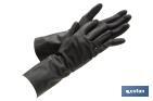 BLACK NEOPRENE GLOVE | IDEAL FOR CONTACT WITH ACIDS AND DETERGENTS | PERFECT FOR METALLURGY AND MECHANICS