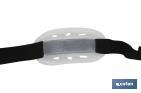 Elastic chin strap | Compatible with safety helmets | Fastening - Cofan