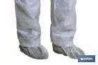 Safety coverall | White | Disposable coverall | Polypropylene | Available in various sizes - Cofan