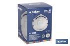 Mascarilla FFP2 NR | Con válvula Extra confort | Protección Auto filtrante | Pack de 10 Unidades - Cofan