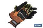 GUANTES ANTIVIBRACIÓN Y ANTICORTE MODELO OMNIPOTENT | SEGURIDAD Y CONFORT | RESISTENTES Y DURADEROS | USO EXHAUSTIVO