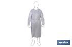 SURGICAL PROTECTIVE GOWN | DISPOSABLE GOWN | WHITE | POLYPROPYLENE