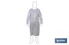 Surgical protective gown | Disposable gown | White | Polypropylene - Cofan