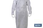 Surgical protective gown | Disposable gown | White | Polypropylene - Cofan