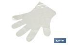 Caja de 10 000 guantes de polietileno (HDPE) | Protección e higiene | Útiles y eficaces | Ideal para supermercados - Cofan