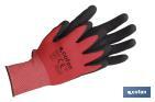NITRILE-COATED GLOVES, SANDY COATING MODEL | IDEAL FOR AUTOMOTIVE, CONSTRUCTION INDUSTRIES AND OIL HANDLING
