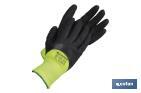 SANDY NITRILE 3/4 COATED, DOUBLE LAYER WINTER GLOVE. PROTECTION AGAINST COLD.