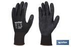 Gloves with polyester support | Latex-coated gloves | Suitable for multiple processes | Safe and comfortable gloves - Cofan