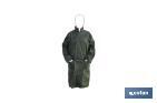 Abrigo de Lluvia | Color Verde | Fabricado en Poliéster y PVC | Costuras Termoselladas - Cofan
