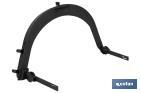 Soporte de malla protectora para casco de obra| Medidas del soporte 24 x 17 x 2 cm | Soporte universal - Cofan