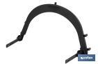 Soporte de malla protectora para casco de obra| Medidas del soporte 24 x 17 x 2 cm | Soporte universal - Cofan