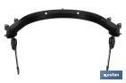 Soporte de malla protectora para casco de obra| Medidas del soporte 24 x 17 x 2 cm | Soporte universal - Cofan