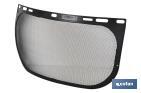 Mesh visor for safety face shield | Visor size: 310 x 200mm | Face protection suitable for different works - Cofan