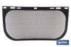 Mesh visor for safety face shield | Visor size: 310 x 200mm | Face protection suitable for different works - Cofan