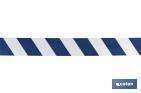 Warning tape "BLUE/WHITE" - Cofan