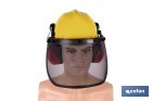 Kit forestal 4 en 1: casco con protección de rostro y oídos. Protección triple certificada. - Cofan