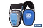 Rodilleras de gel estabilizadoras para trabajo | Protección y confort para construcción, agricultura y bricolaje | Pack de 2 rodilleras negras y azules - Cofan
