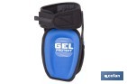 Rodilleras de gel estabilizadoras para trabajo | Protección y confort para construcción, agricultura y bricolaje | Pack de 2 rodilleras negras y azules - Cofan