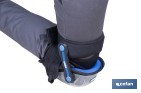 Rodilleras de gel estabilizadoras para trabajo | Protección y confort para construcción, agricultura y bricolaje | Pack de 2 rodilleras negras y azules - Cofan