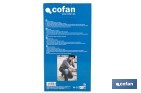 Rodilleras de gel estabilizadoras para trabajo | Protección y confort para construcción, agricultura y bricolaje | Pack de 2 rodilleras negras y azules - Cofan