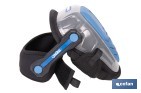 Rodilleras de gel estabilizadoras para trabajo | Protección y confort para construcción, agricultura y bricolaje | Pack de 2 rodilleras negras y azules - Cofan