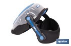 Rodilleras de gel estabilizadoras para trabajo | Protección y confort para construcción, agricultura y bricolaje | Pack de 2 rodilleras negras y azules - Cofan