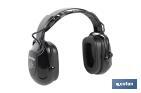 Cascos antirruido con Bluetooth | Reducción de sonido (SNR) 29 dB | Protección auditiva con micrófono y control de volumen - Cofan