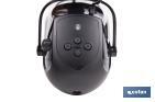 Cascos antirruido con Bluetooth | Reducción de sonido (SNR) 29 dB | Protección auditiva con micrófono y control de volumen - Cofan