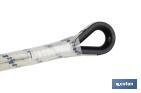 Rollo de cuerda para trabajos de altura | Cuerda trenzada | Ideal para escalada y trabajos en altura semiestática - Cofan